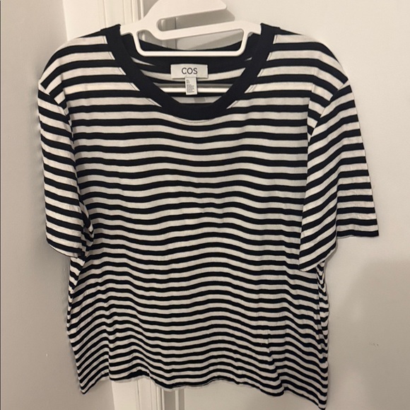 COS Tops - COS Striped Tee in Black and White